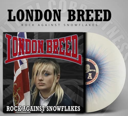 London Breed "Rock Against Snowflakes" LP White-Blue Splatter
